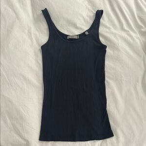 Vince Scoop Neck Tank M Navy